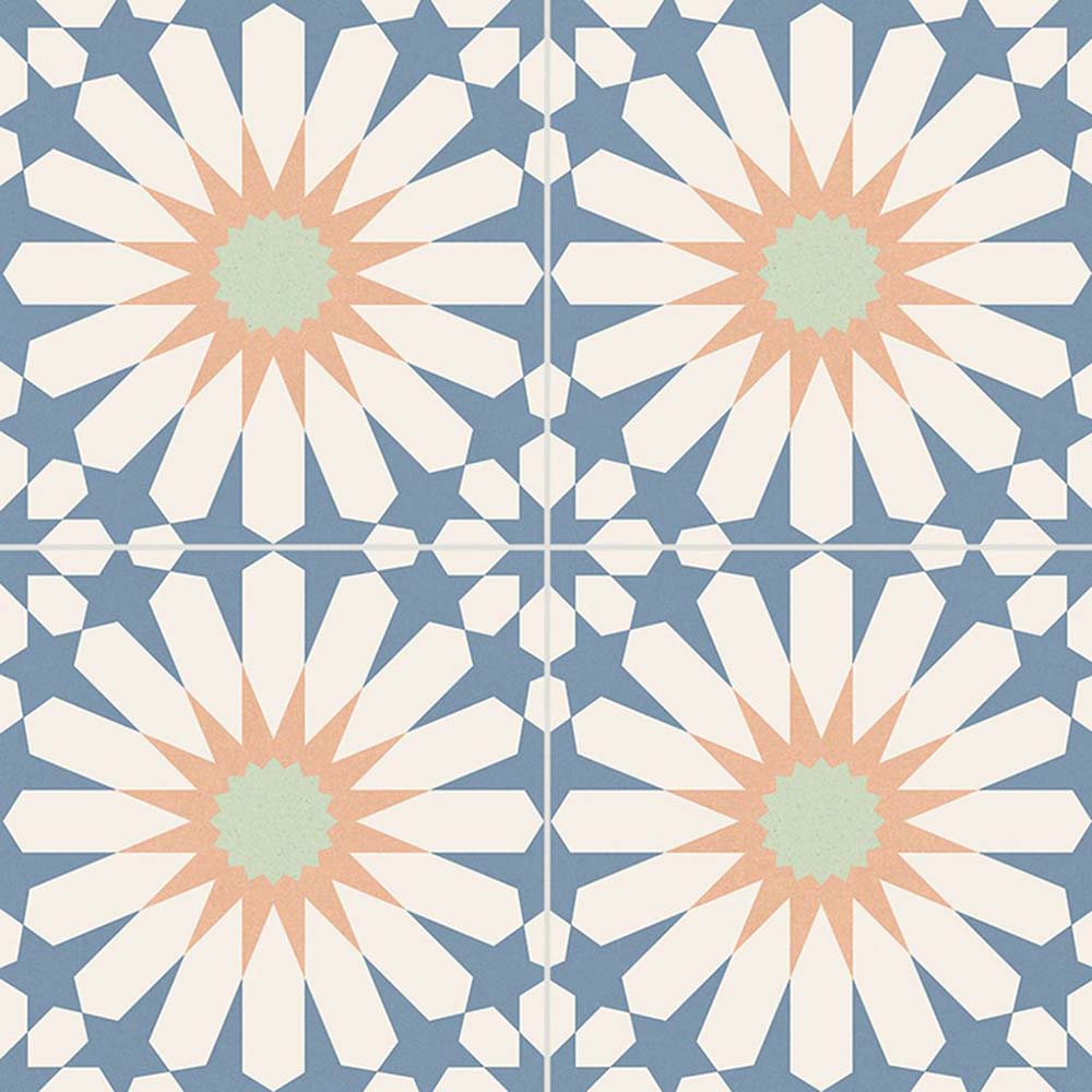 BODENFLIESE PATCHWORK SOLEIL BLAU MATT 33,15X33,15 GAYAFORES BODENFLIESE PATCHWORK SOLEIL BLAU MATT 33,15X33,15 GAYAFORES