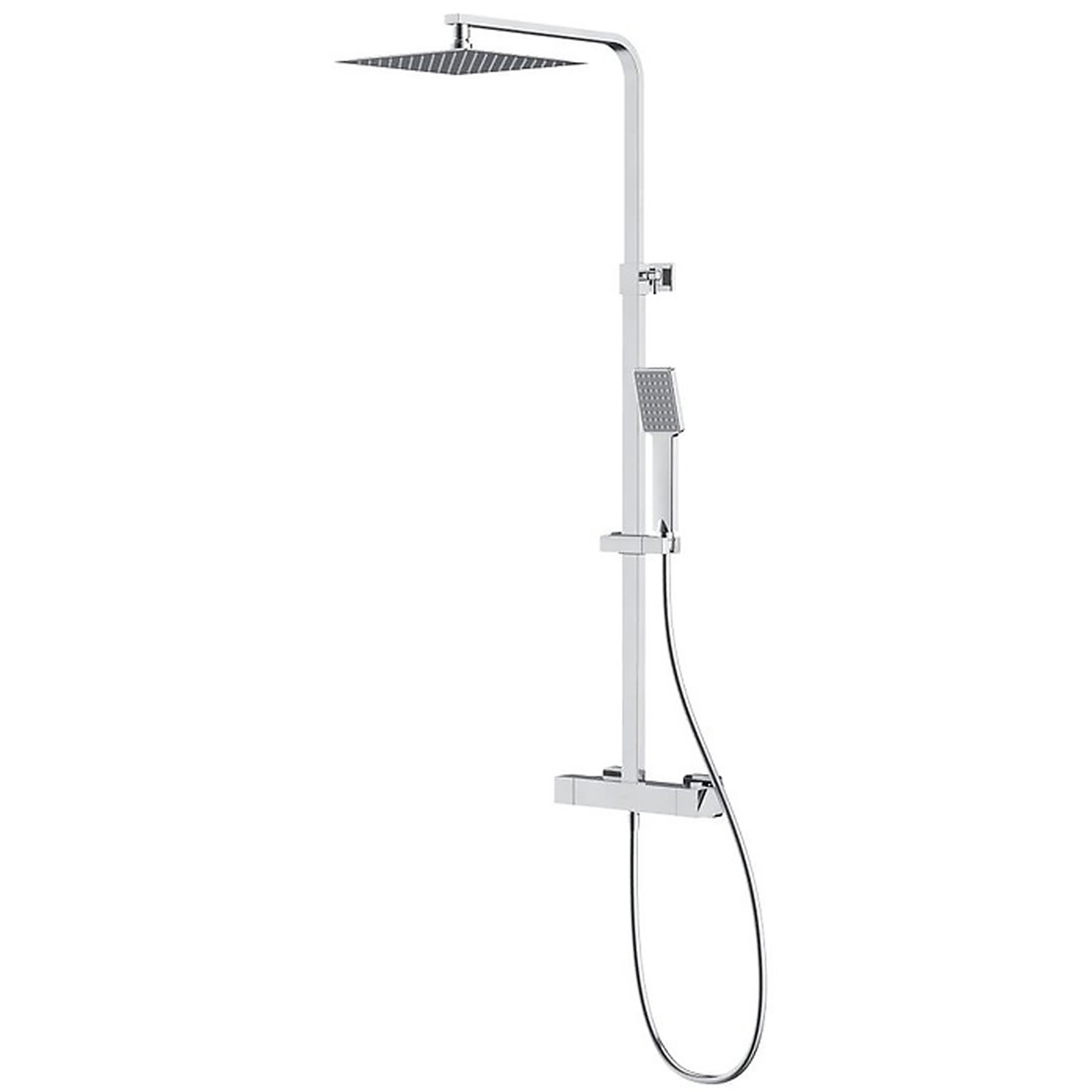CERSANIT CITY rechteckige Duschsäule mit Thermostatarmatur chrom S951-341 CERSANIT CITY rechteckige Duschsäule mit Thermostatarmatur chrom S951-341
