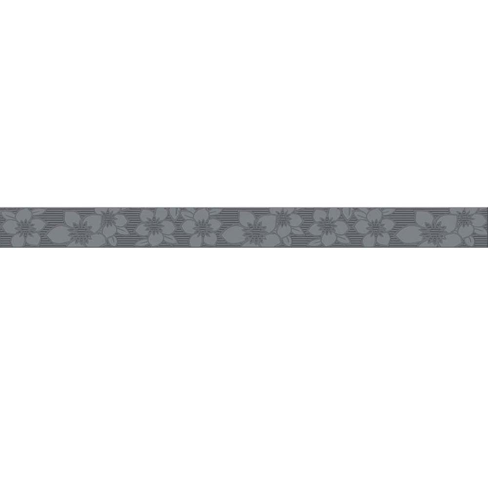 WANDFLIESE LEISTEN CALVANO GRAU GLÄNZEND 5X60 CERSANIT