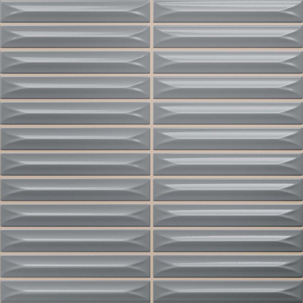 WANDFLIESE DART GRAU ZUM VERFUGEN GLÄNZEND 20X20 VILAR ALBARO