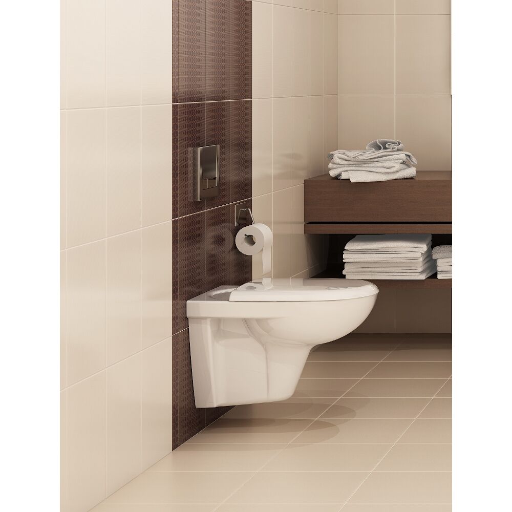 CERSANIT DELFI duroplast antibakterieller WC-Sitz K98-0001 | NX04068